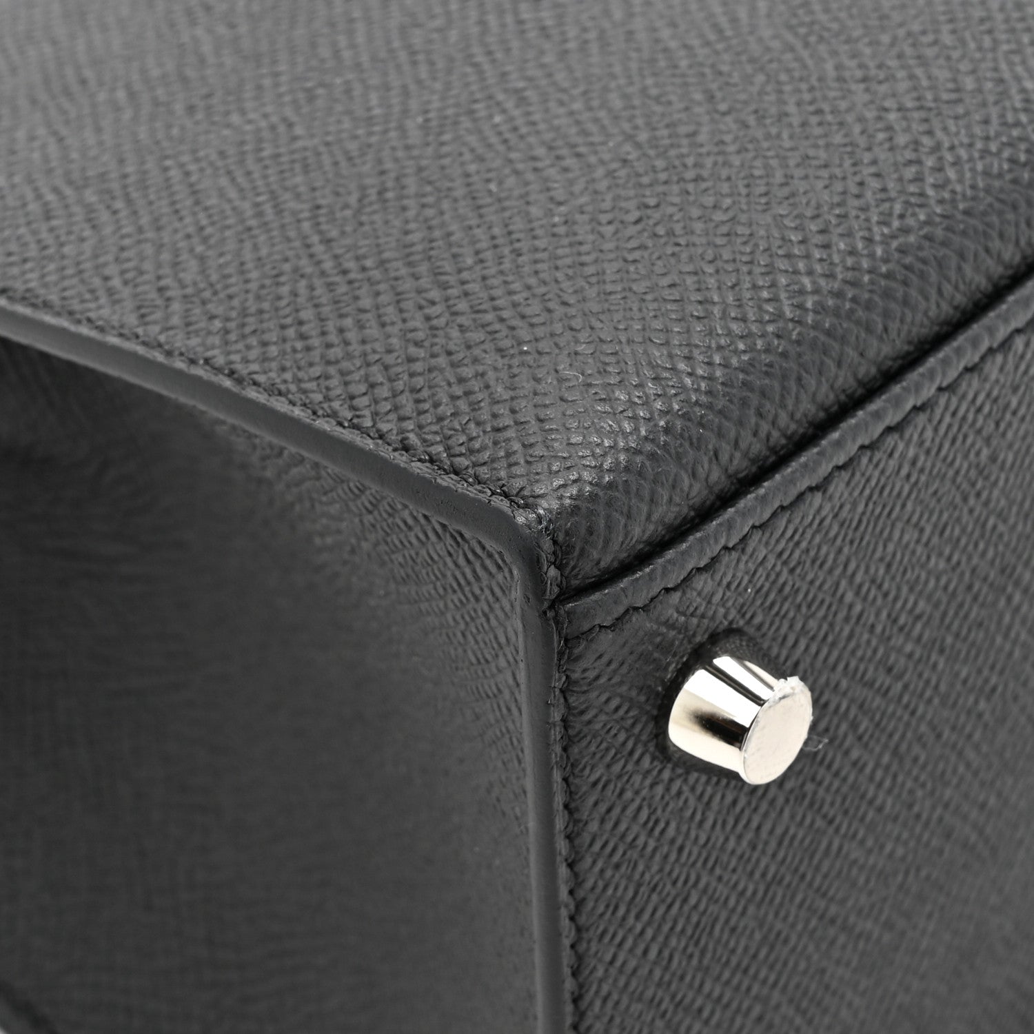 Hermes Epsom Kelly Sellier 25 Black 10 of 12