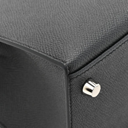 Hermes Epsom Kelly Sellier 25 Black 10 of 12