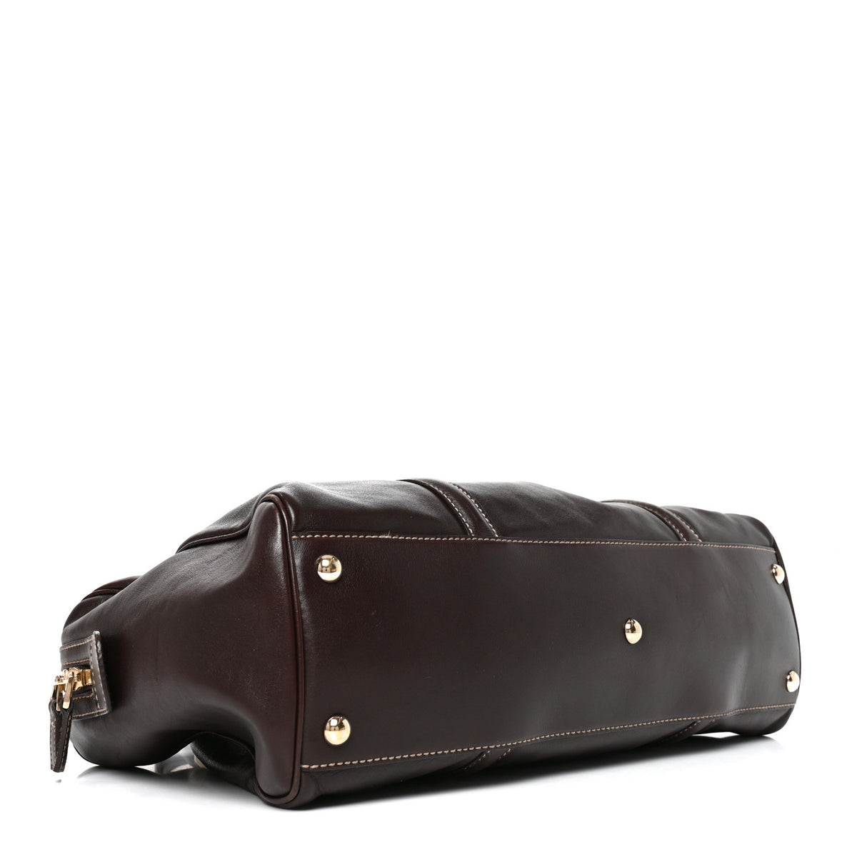 Calfskin Medium Britt Boston  Brown