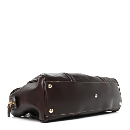 Gucci Calfskin Medium Britt Boston  Brown 3 of 9