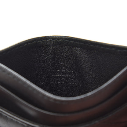 Gucci Calfskin Matelasse GG Marmont Card Holder Black 5 of 6