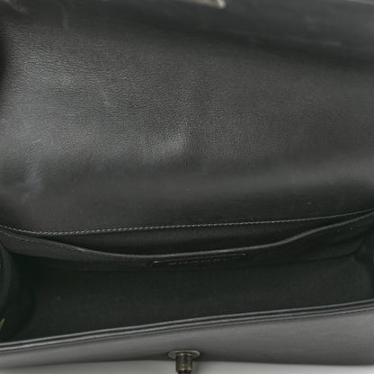 Chanel Calfskin Quilted Medium Boy Flap Black 5 of 10