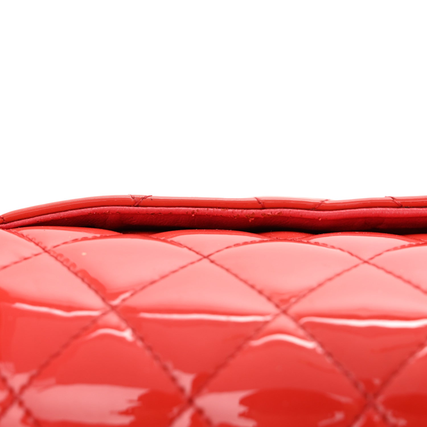 Chanel Patent Quilted Medium Double Flap Fuchsia 14 of 15