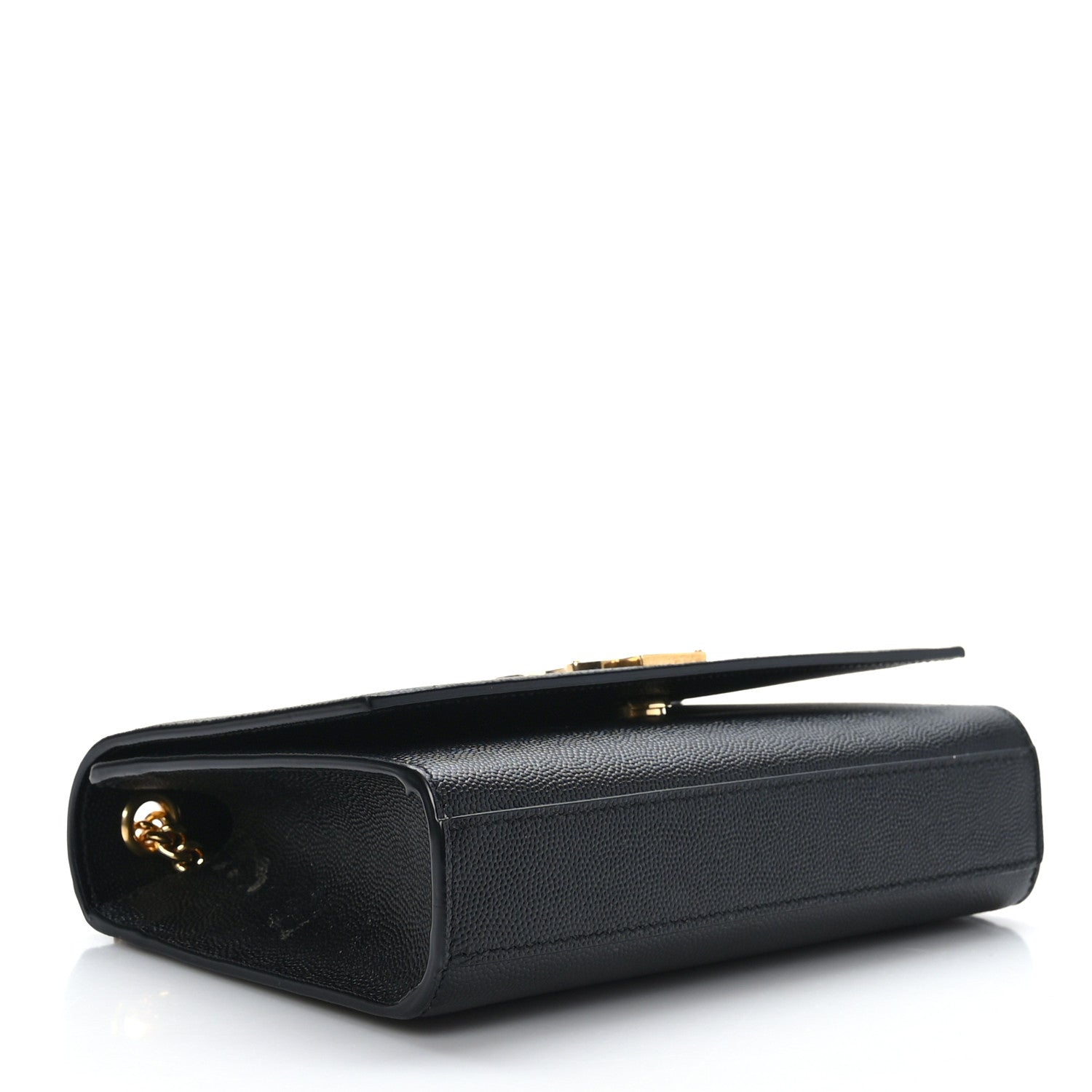 Saint Laurent Grain De Poudre Small Monogram Kate Satchel Black 4 of 8