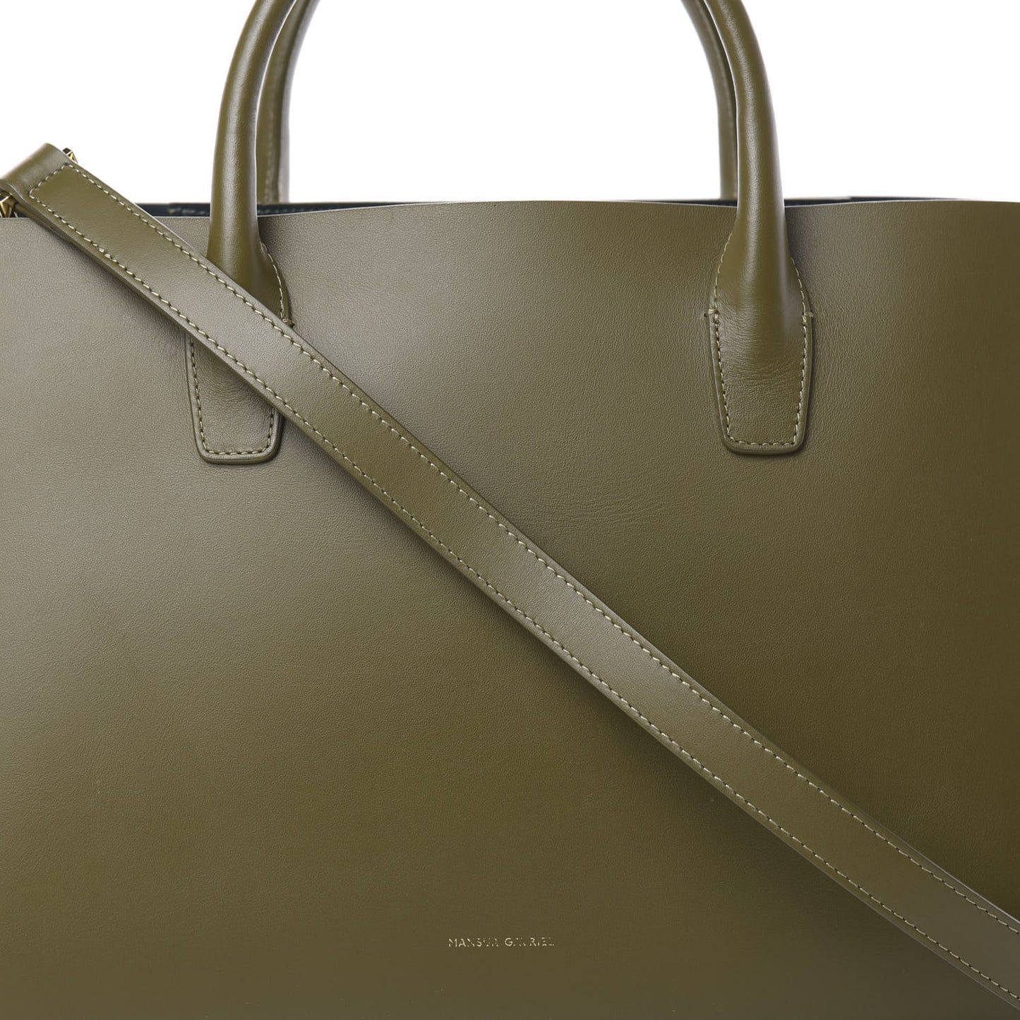 Calfskin Folded Bag Olive