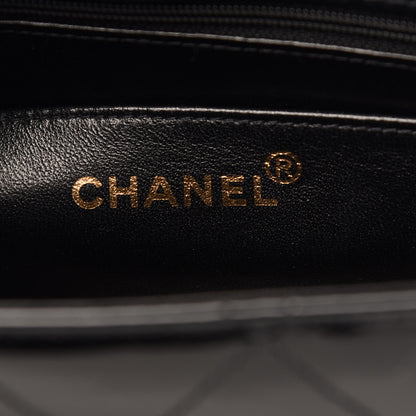 Chanel Patent Quilted CC Shoulder Bag Black 5 of 15