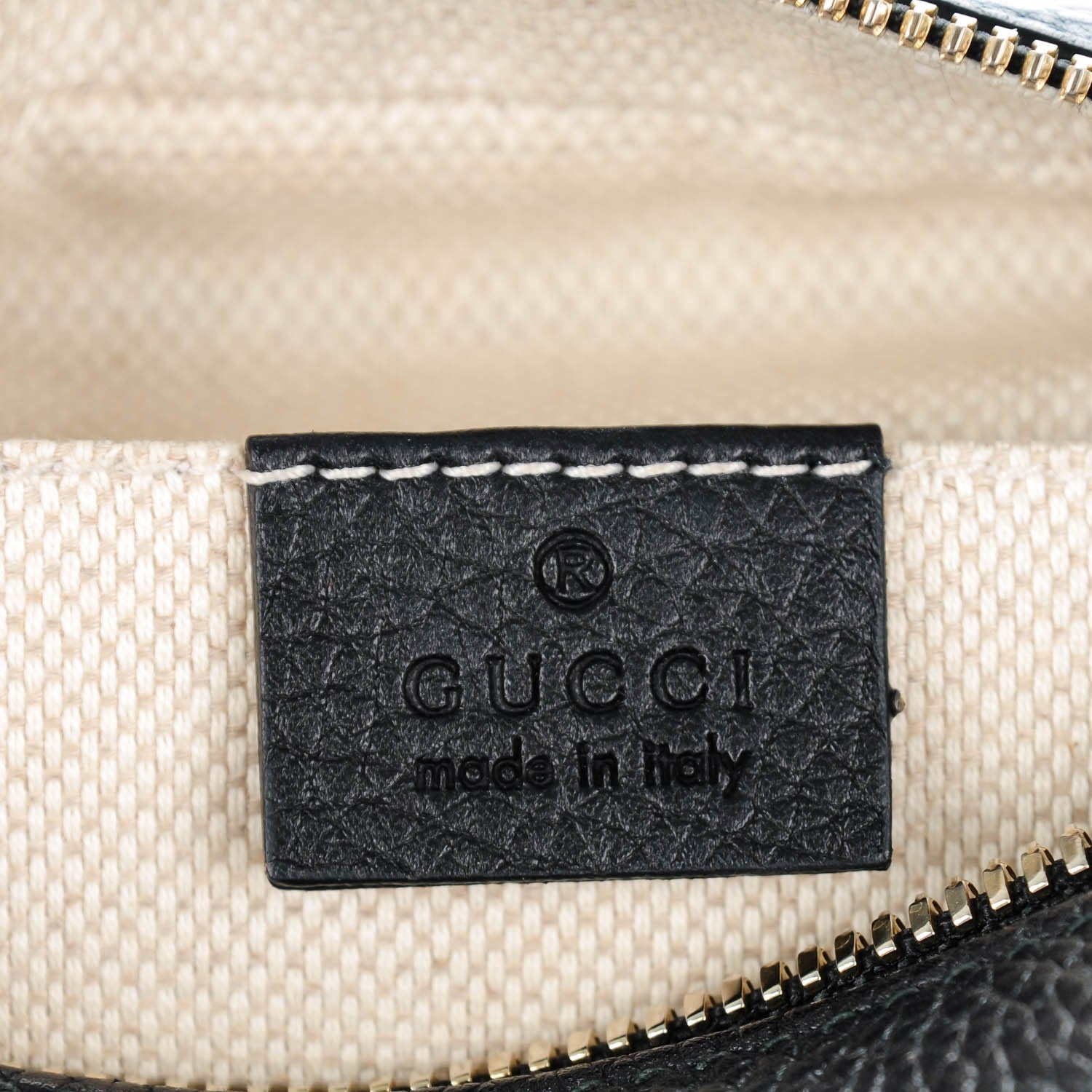 Gucci Pebbled Calfskin Small Soho Disco Bag Black 6 of 7