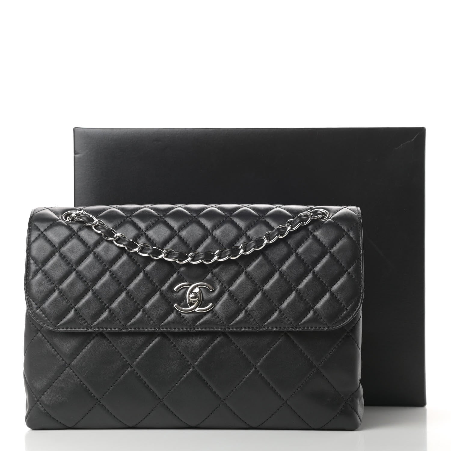 Chanel Calfskin Quilted In The Business Flap Bag Black 13 of 13