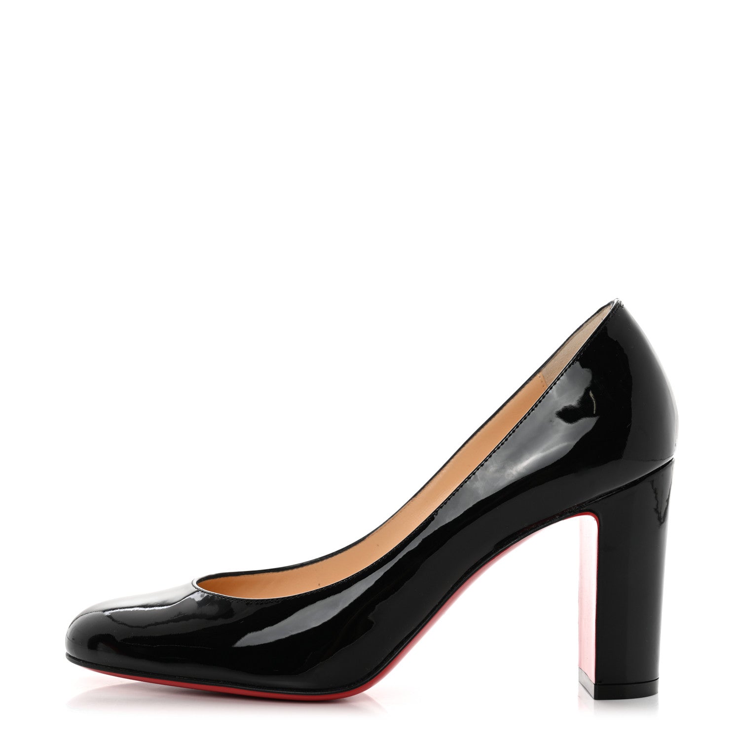 Christian Louboutin Patent Lady Gena 85 Pumps 36 Black 1 of 7