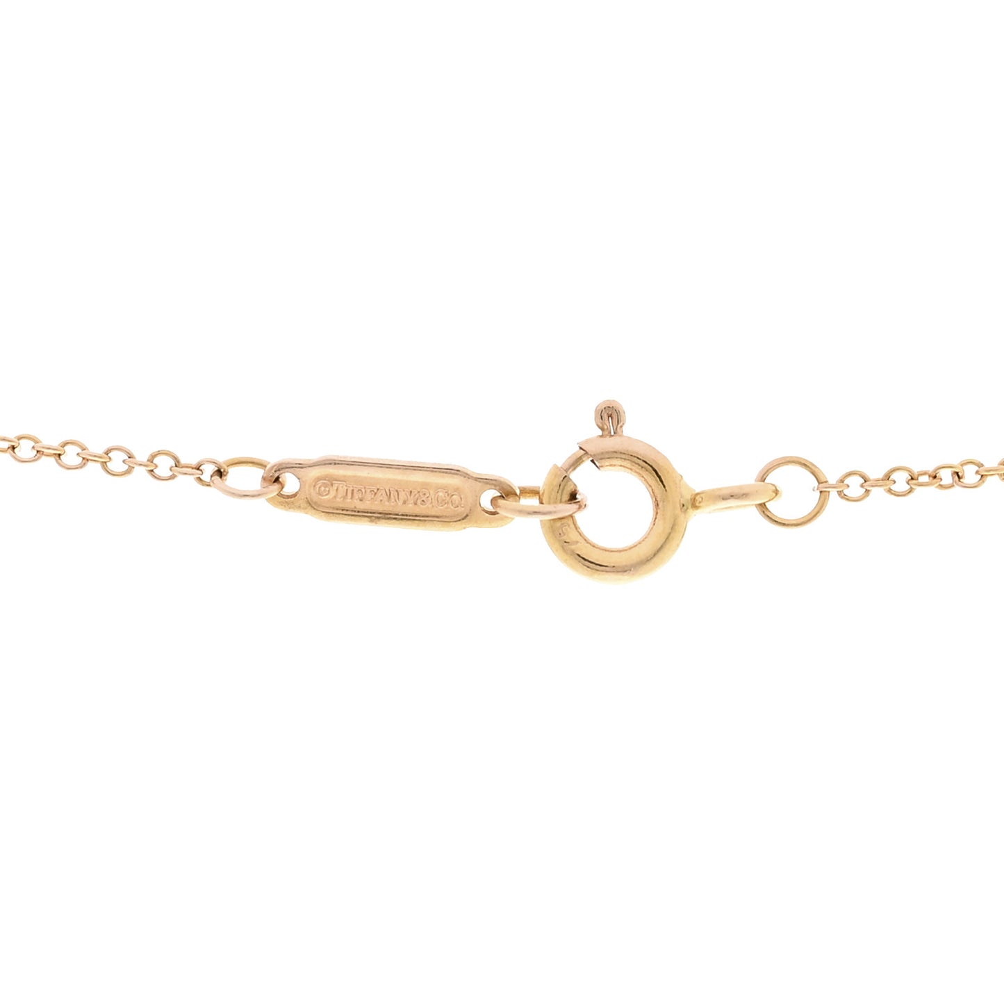 18K Rose Gold Diamond Enchant Heart Key Pendant Necklace