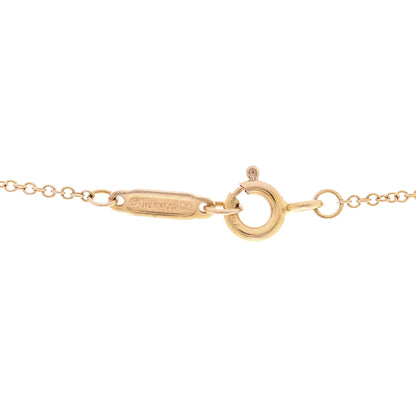 Tiffany 18K Rose Gold Diamond Enchant Heart Key Pendant Necklace 5 of 6