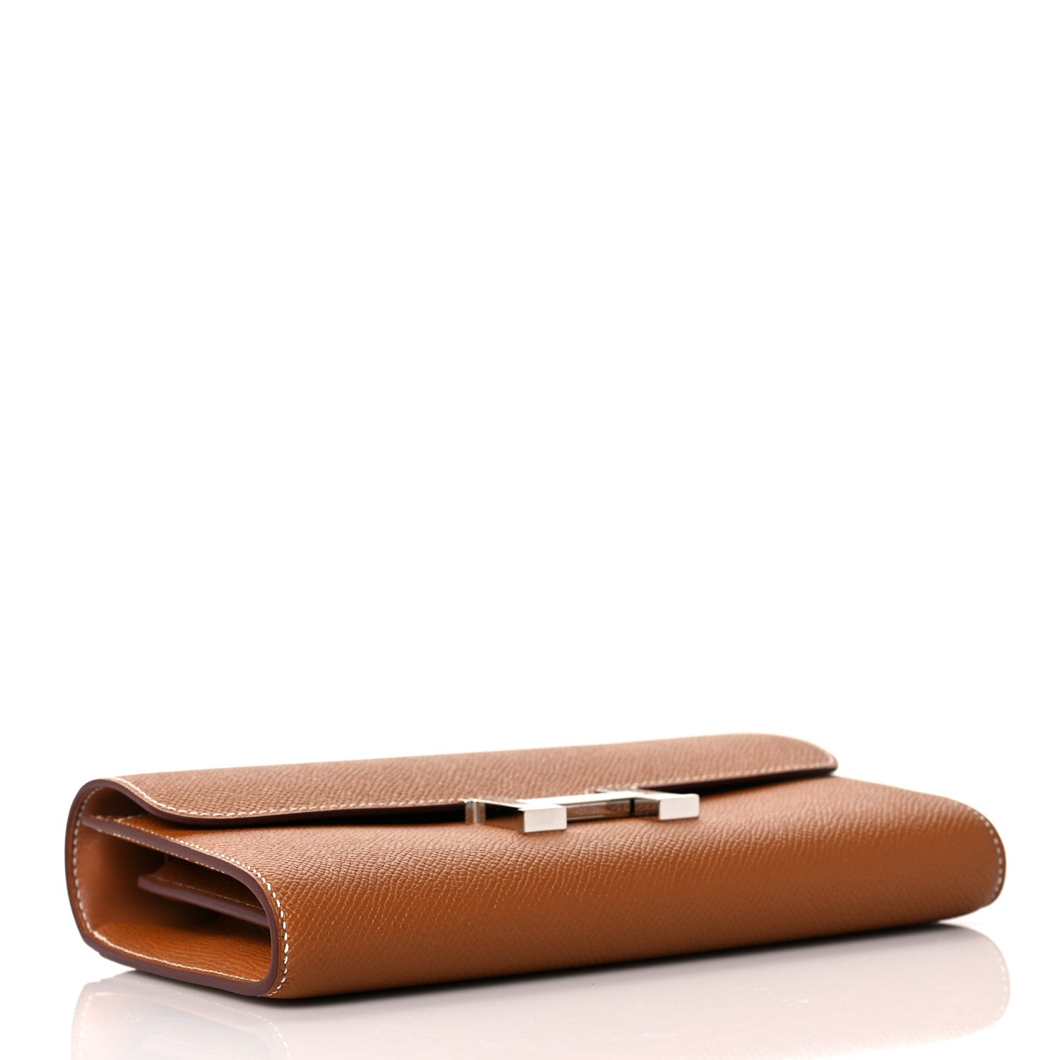 Hermes Epsom Constance Long Wallet To Go Gold 4 of 8