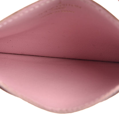 Louis Vuitton Damier Ebene Caissa Card Holder Rose Ballerine 4 of 9