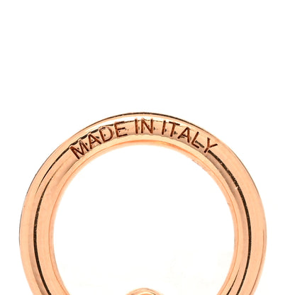 Hermes Polished Brass Charms Mors a Jouet Scarf Ring Rose Gold 4 of 4