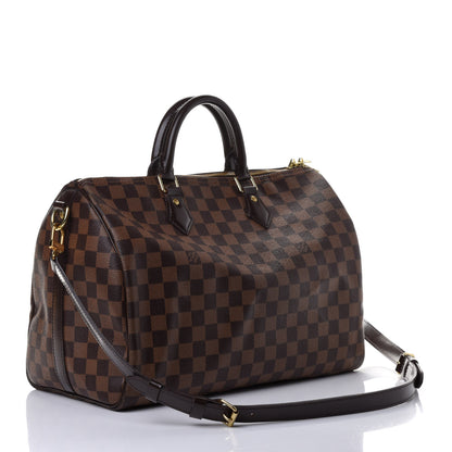 Louis Vuitton Damier Ebene Speedy Bandouliere 35 2 of 4