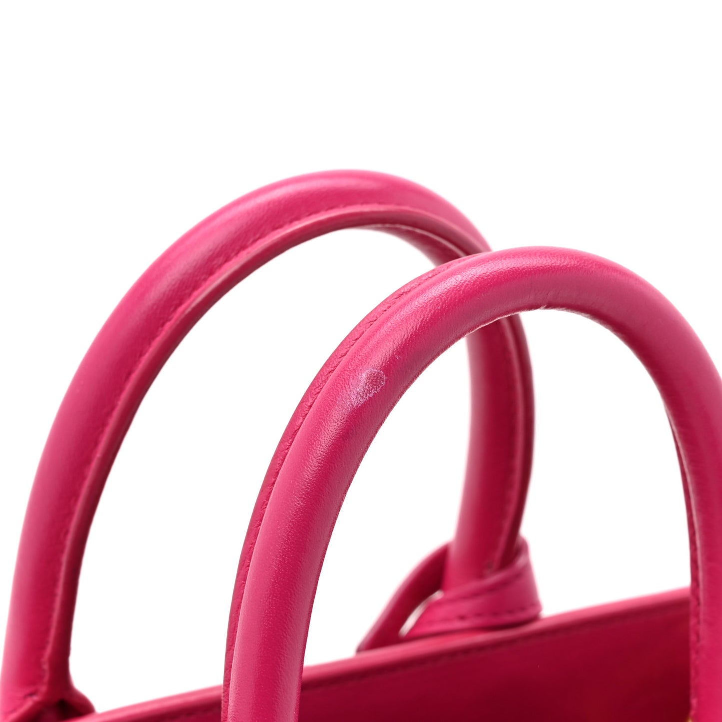 Calfskin Nano Sac De Jour Fluo Pink