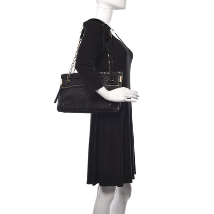 Lanvin Lambskin Quilted Medium Amalia Shoulder Bag Black 2 of 14