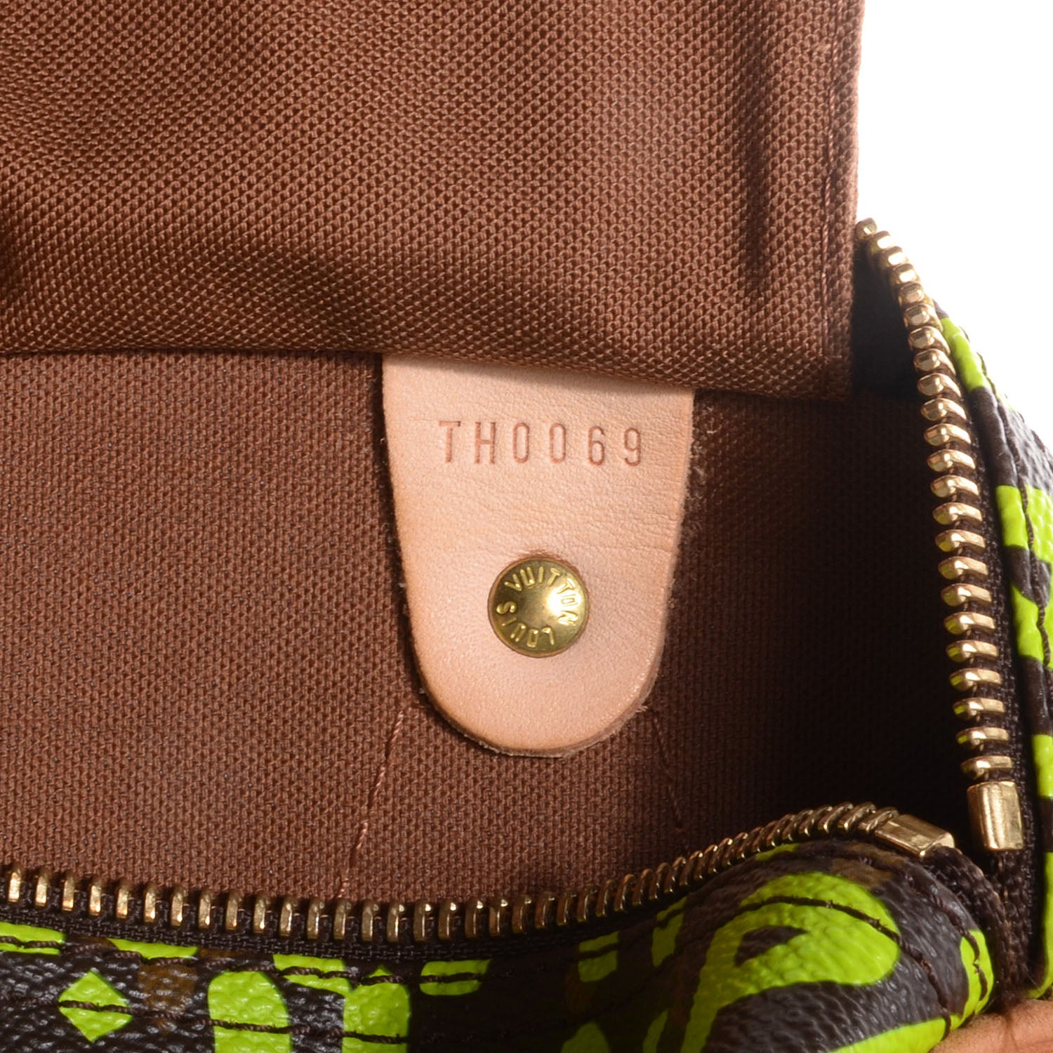 Louis Vuitton Monogram Graffiti Speedy 30 Green 6 of 7