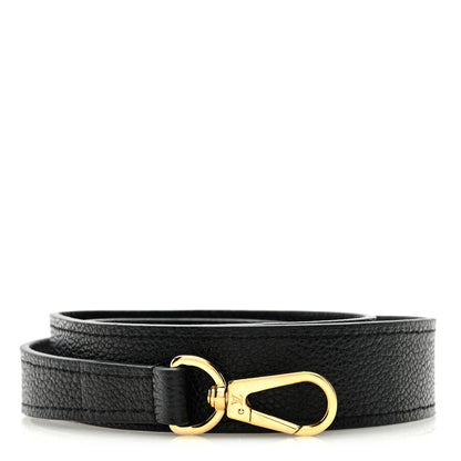 Louis Vuitton Calfskin Shoulder Strap Black 1 of 4