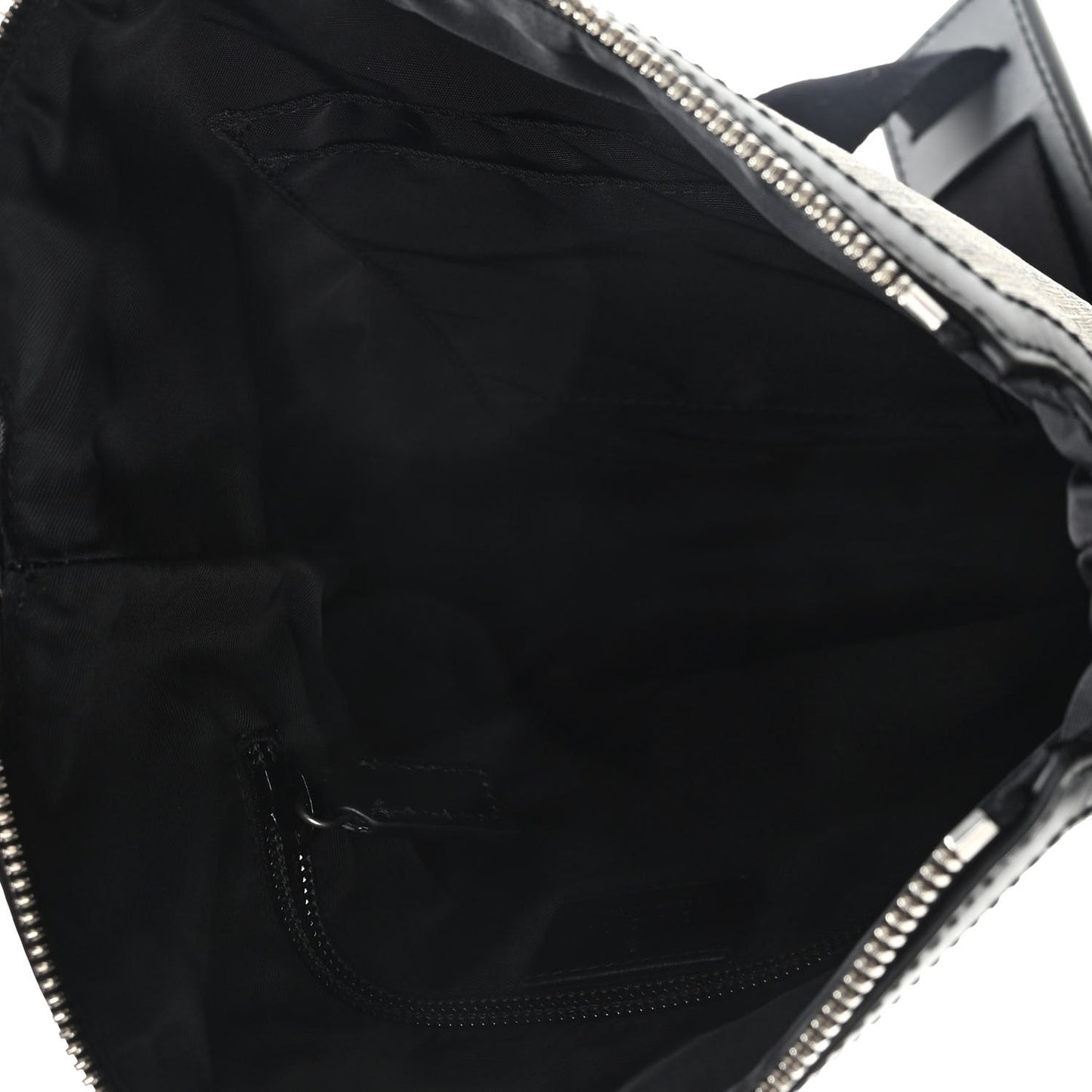 GG Supreme Monogram Web Messenger Bag Black