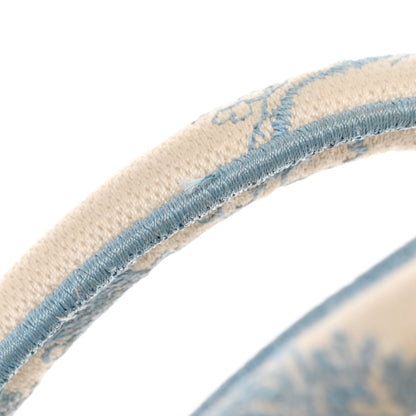 Christian Dior Canvas Embroidered Medium Dioriviera Toile De Jouy Book Tote Light Blue 14 of 14