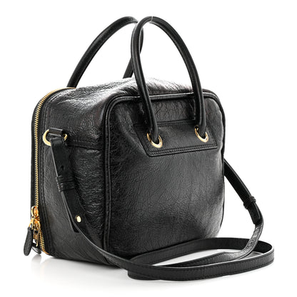 Balenciaga Agneau S Blanket Square Tote Black 3 of 10