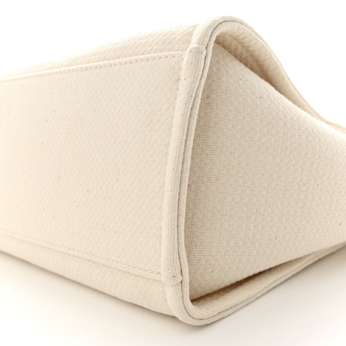 Mixed Fibers Small Deauville Tote White