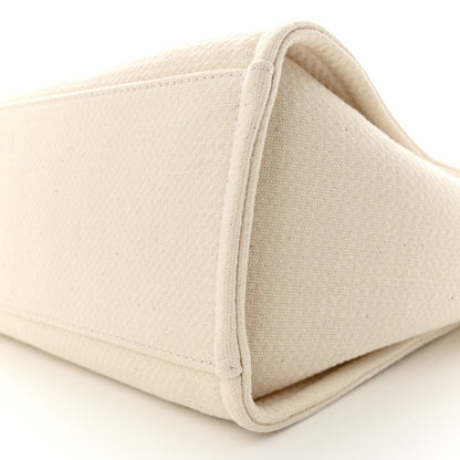 Chanel Mixed Fibers Small Deauville Tote White 12 of 13