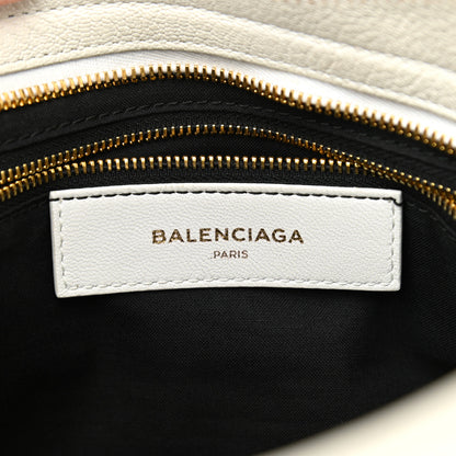 Balenciaga Chevre Gold Metallic Edge Hardware City White 6 of 11