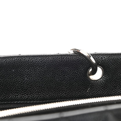Chanel Caviar Quilted Grand Shopping Tote GST Black 12 of 15