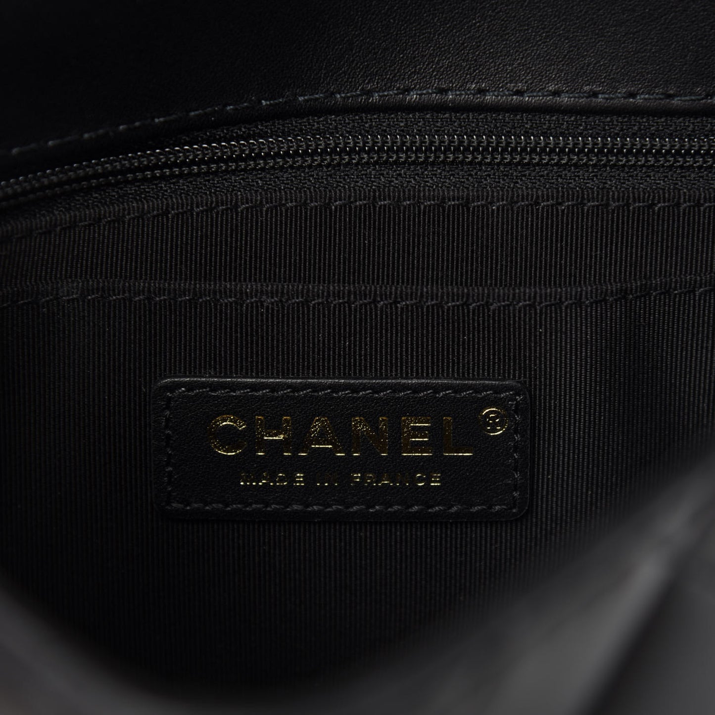 Calfskin Quilted Small Strap Into Flap Bag Black Brown