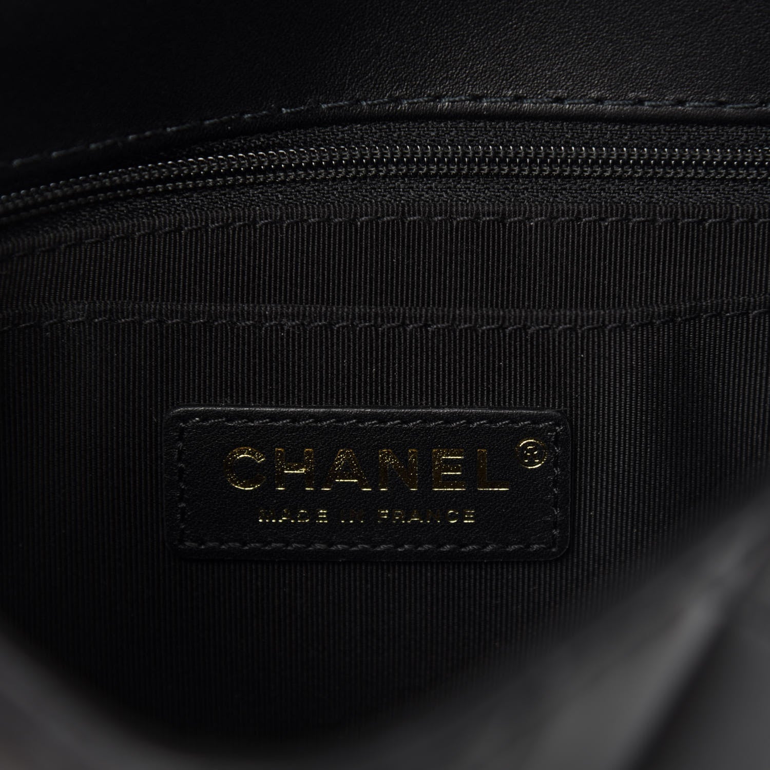 Chanel Calfskin Quilted Small Strap Into Flap Bag Black Brown 8 of 11