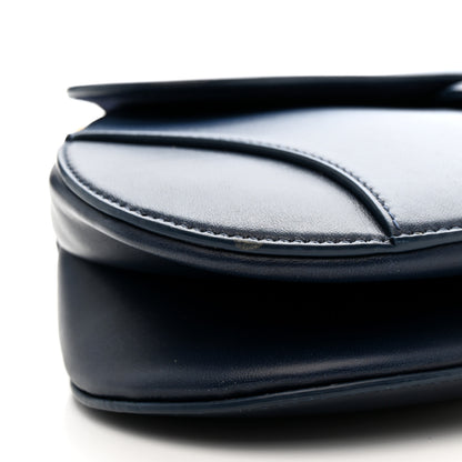 Christian Dior Calfskin Gradient Saddle Bag Indigo Blue 9 of 12
