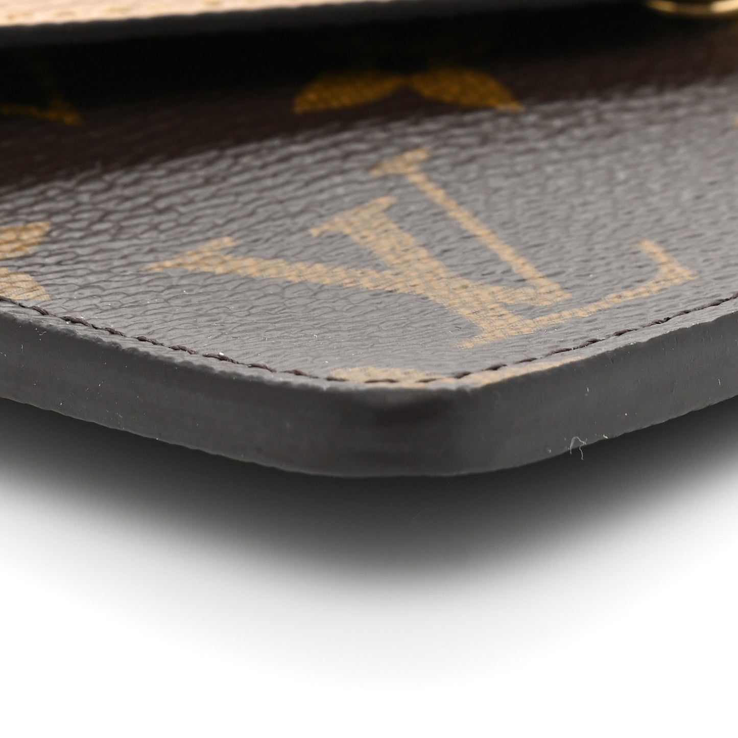 Reverse Monogram Recto Verso Card Holder Brown