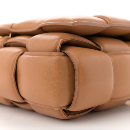 Bottega Veneta Nappa Maxi Intreccio Padded Cassette Crossbody Bag Caramel 10 of 11