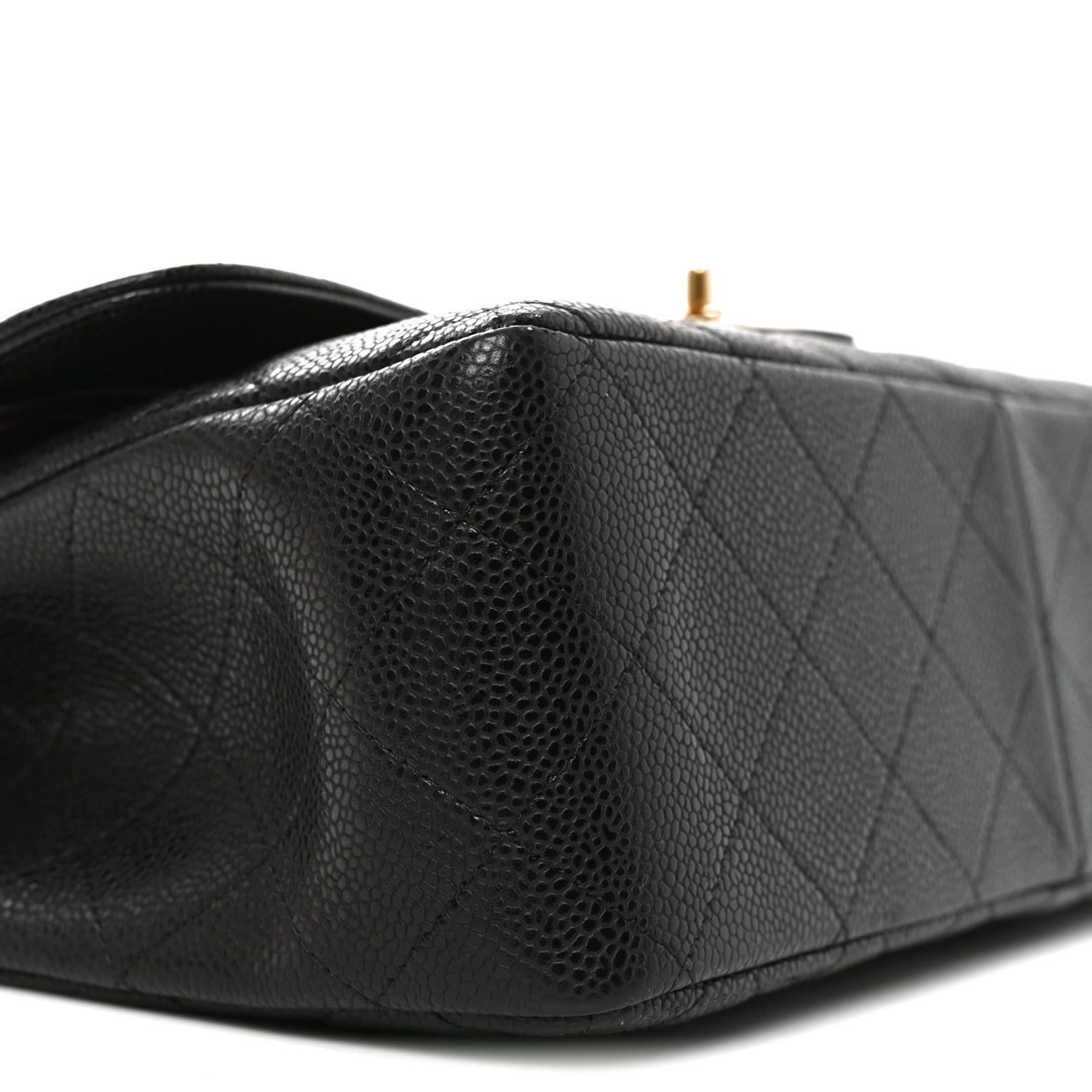 Chanel Caviar Quilted Jumbo Double Flap Black 9 of 10