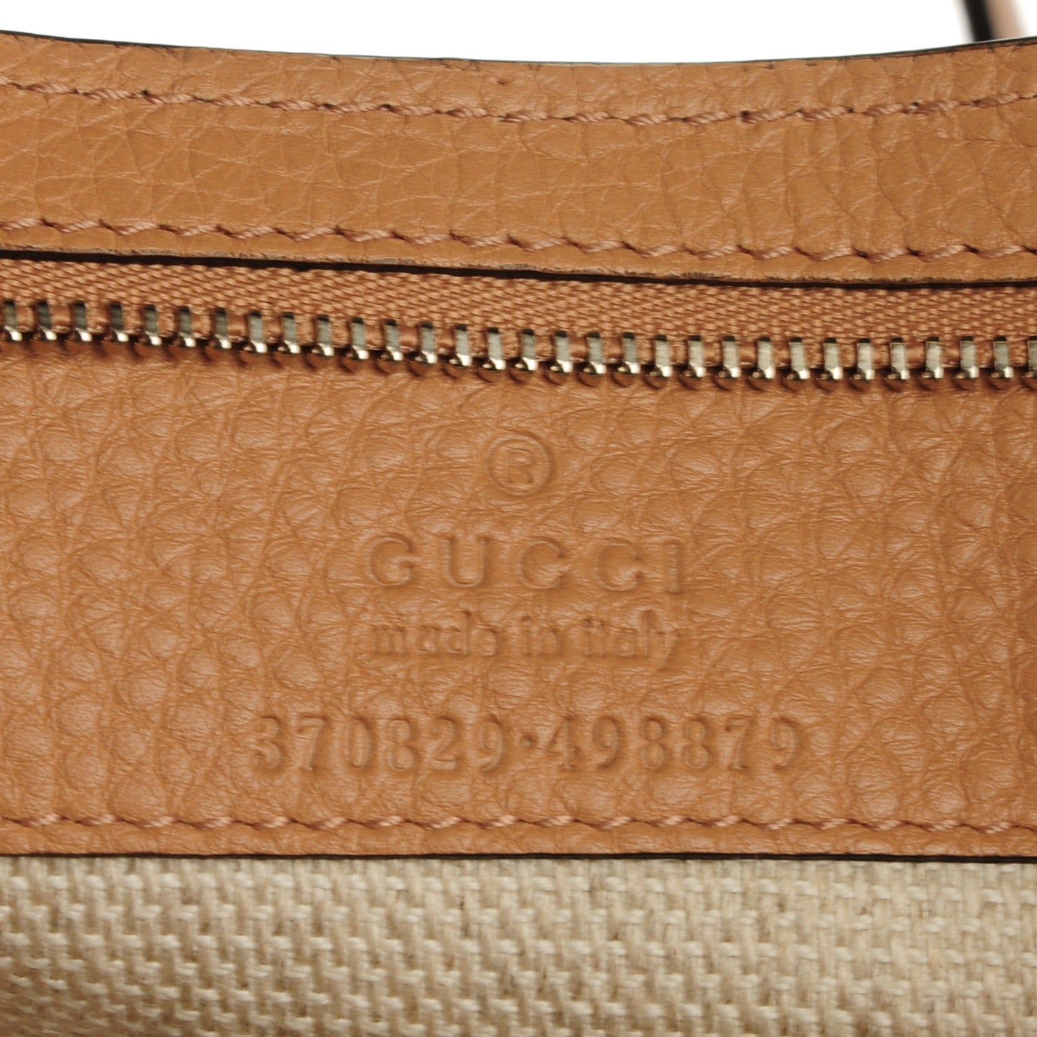 Gucci Calfskin Medium Bamboo Daily Shopper Camelia 5 of 5