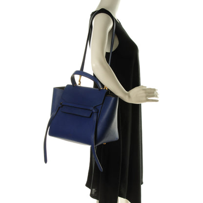 Celine Baby Grained Calfskin Mini Belt Bag Indigo 2 of 9