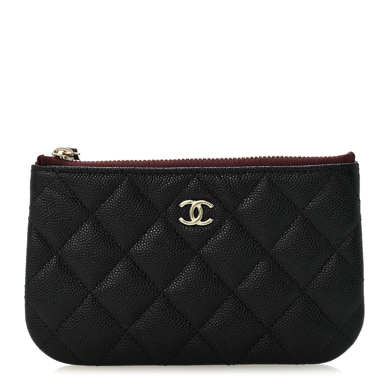 Chanel Caviar Quilted Small Cosmetic Case Black 1 of 9