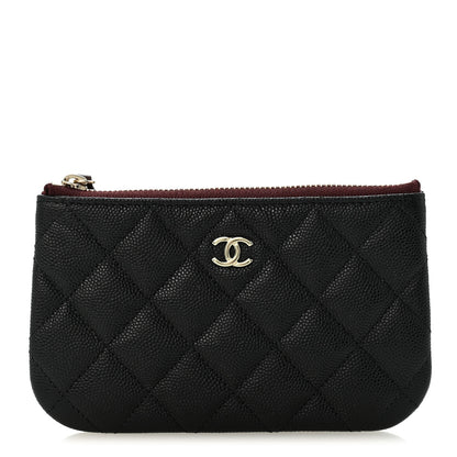 Chanel Caviar Quilted Small Cosmetic Case Black 1 of 9