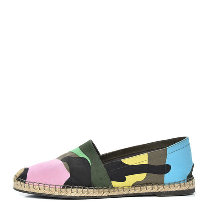 Valentino Garavani Canvas Camouflage Espadrille Flats 39 Muticolor 1 of 11