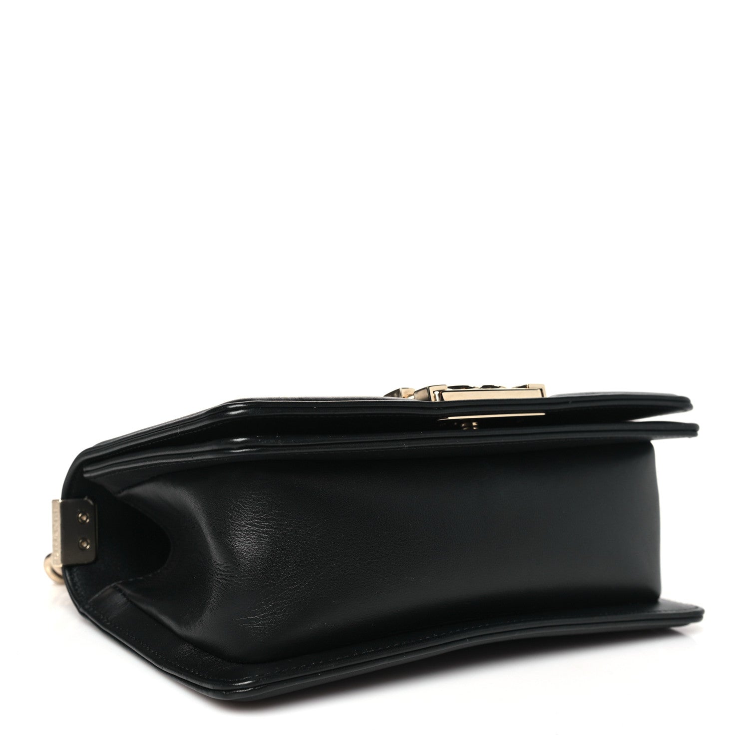 Chanel Lambskin Chevron Quilted Small Boy Flap Black 4 of 10