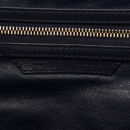 Celine Smooth Calfskin Mini Luggage Midnight 6 of 10