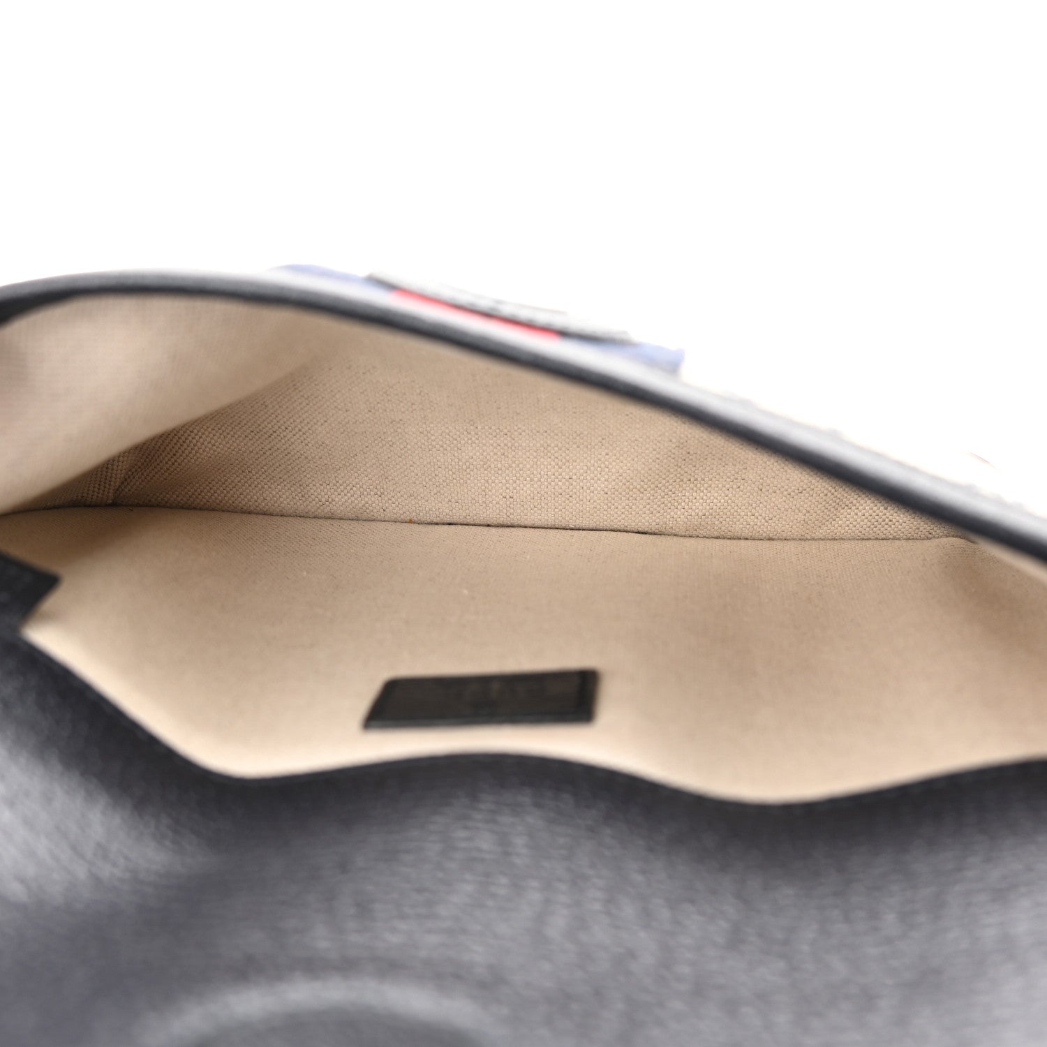 Gucci GG Supreme Monogram Web Small Ophidia Belt Bag 90 36 Beige Navy 5 of 12
