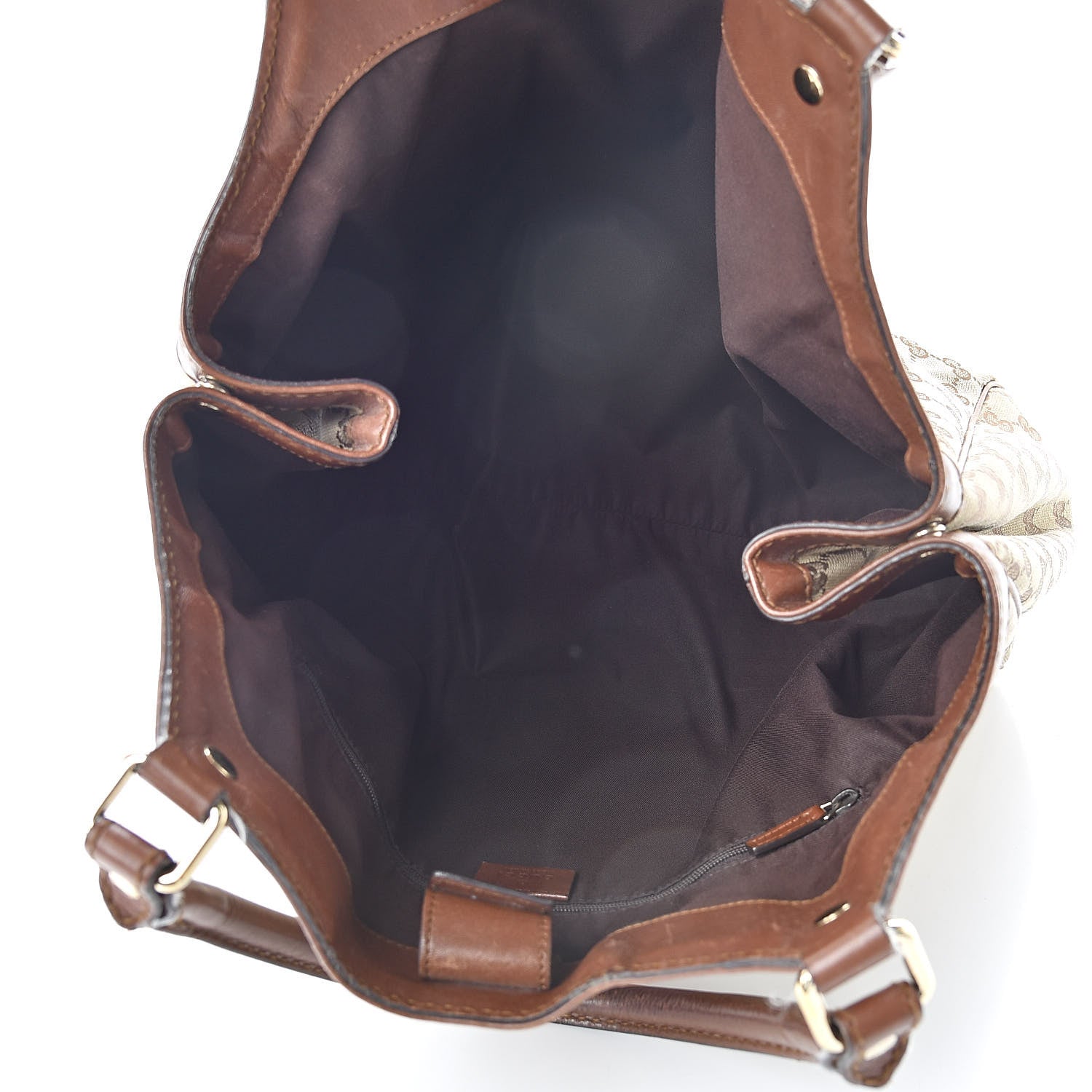 Gucci Monogram Large Sukey Tote Brown 5 of 19