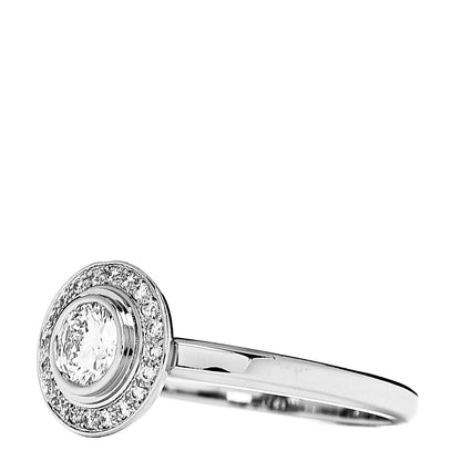 Cartier Platinum Diamond .30ct D'Amour Solitaire Engagement Ring 51 5.75 3 of 6