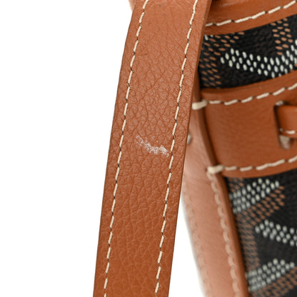 Goyard Goyardine Petit Flot Bucket Bag PM Black Gold 12 of 12