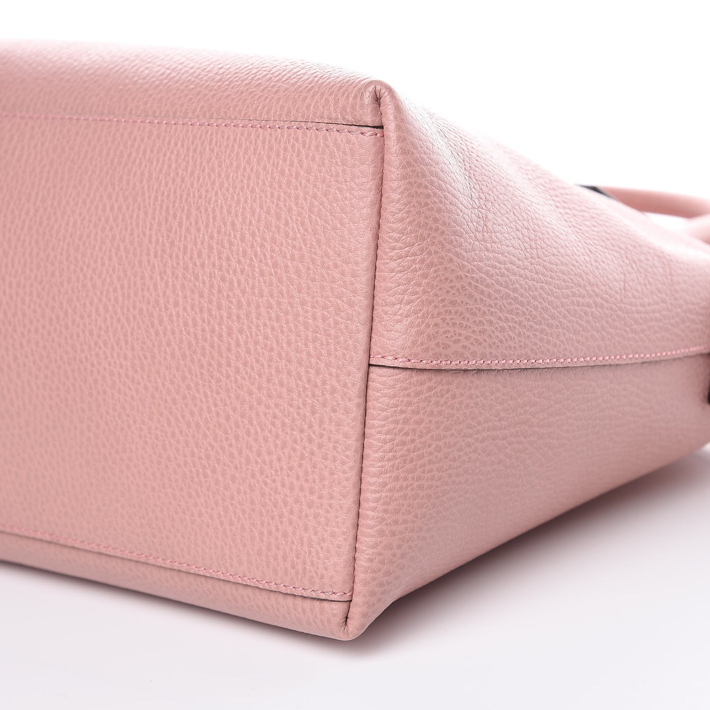 Dollar Calfskin GG Charm Dome Satchel Soft Pink