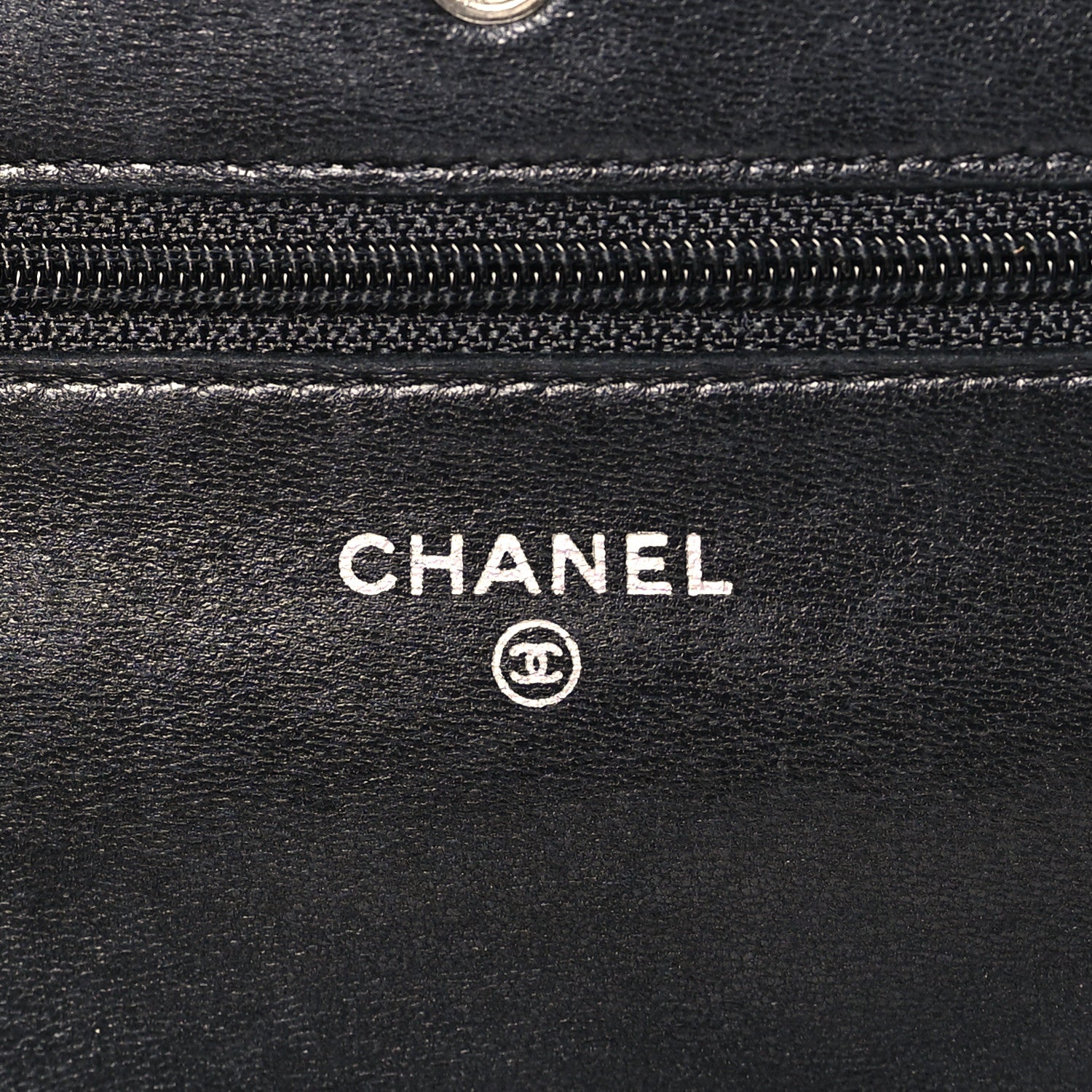 Chanel Lambskin Quilted Wallet On Chain WOC Black 6 of 12