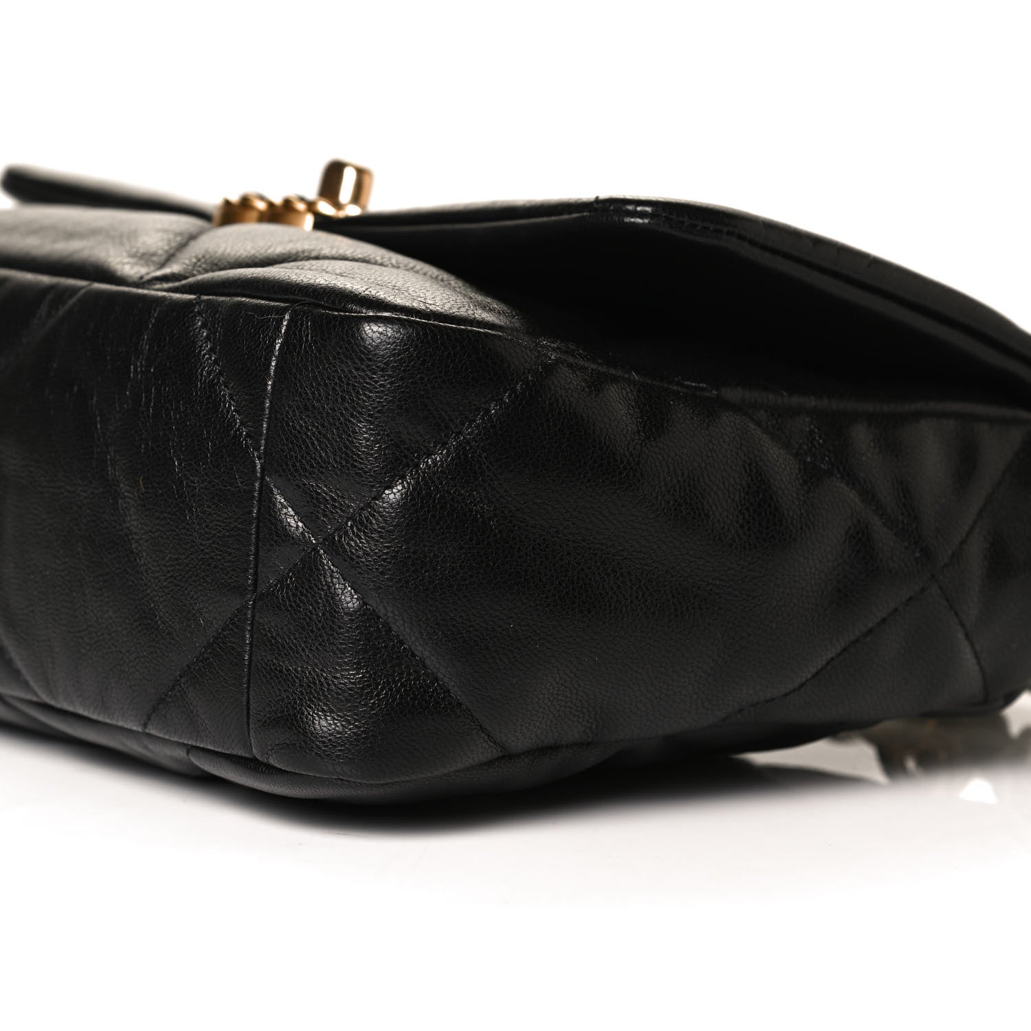 Chanel Lambskin Quilted Medium Chanel 19 Flap Black 9 of 11